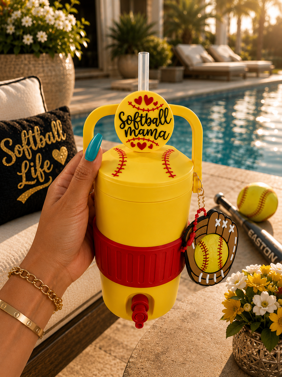 Softball Mama Can holder