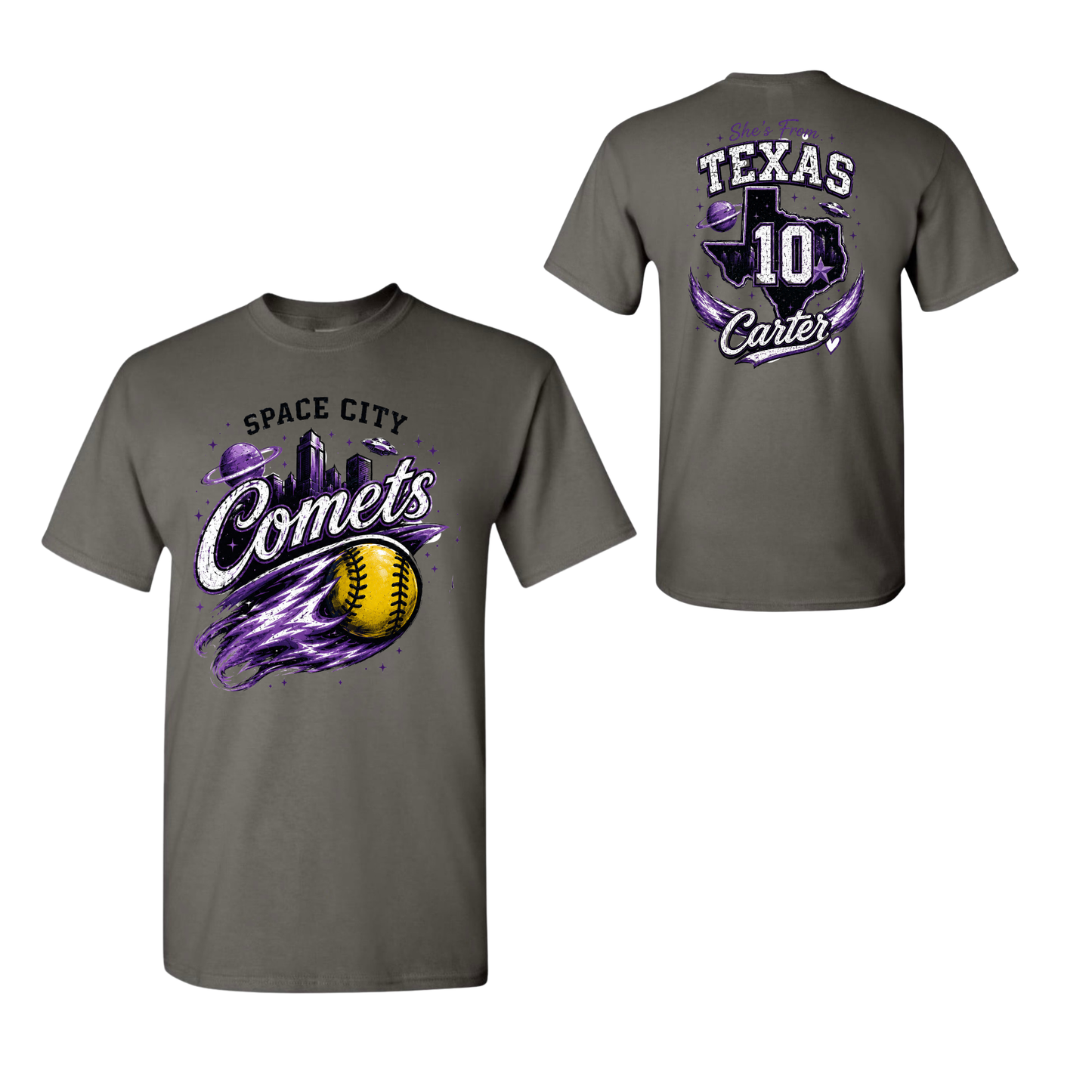 Comet Softball Youth Texas Shape