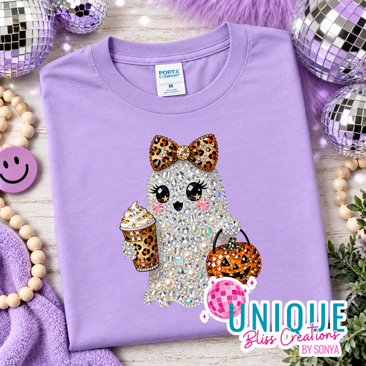 Jeweled Ghost Halloween