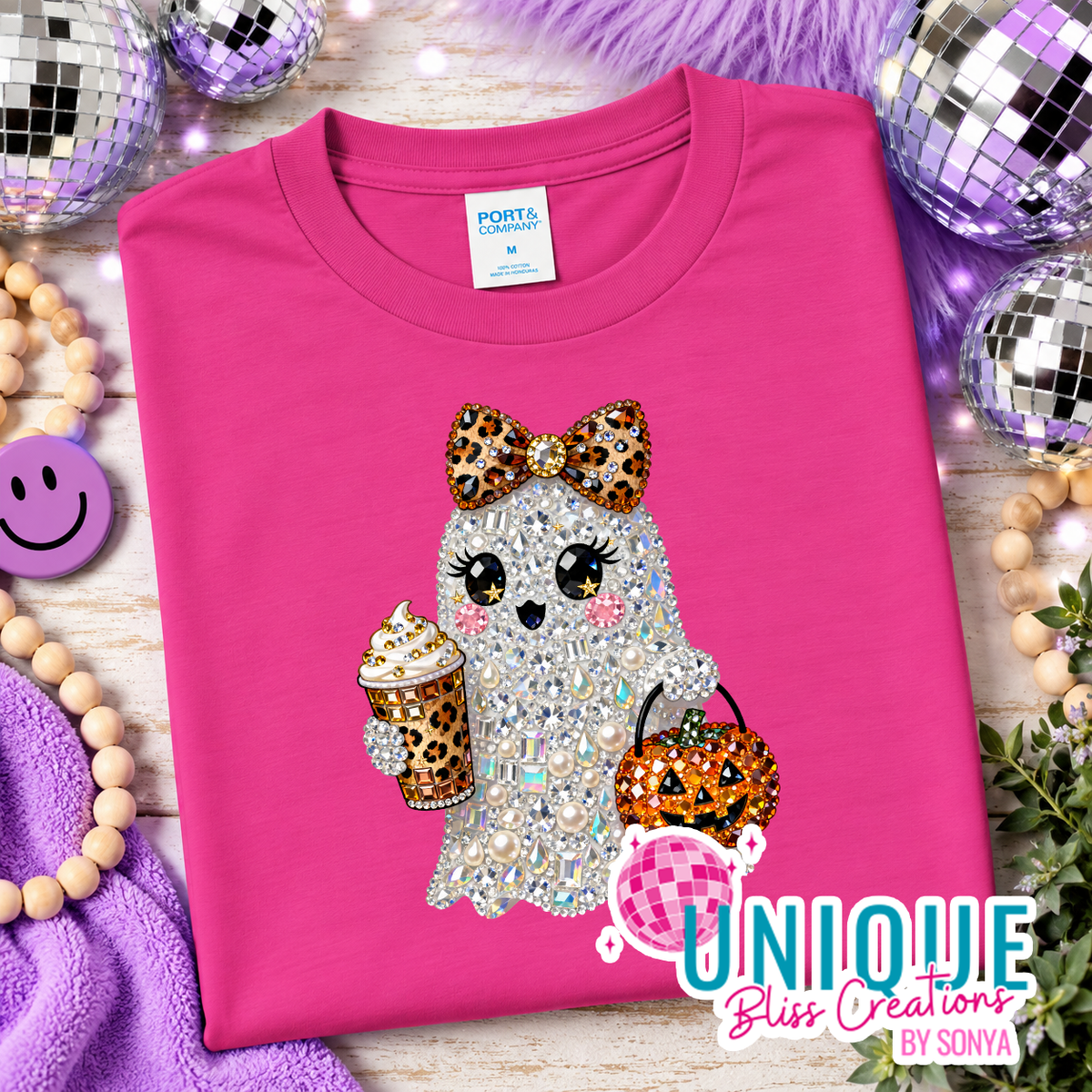 Jeweled Ghost Halloween