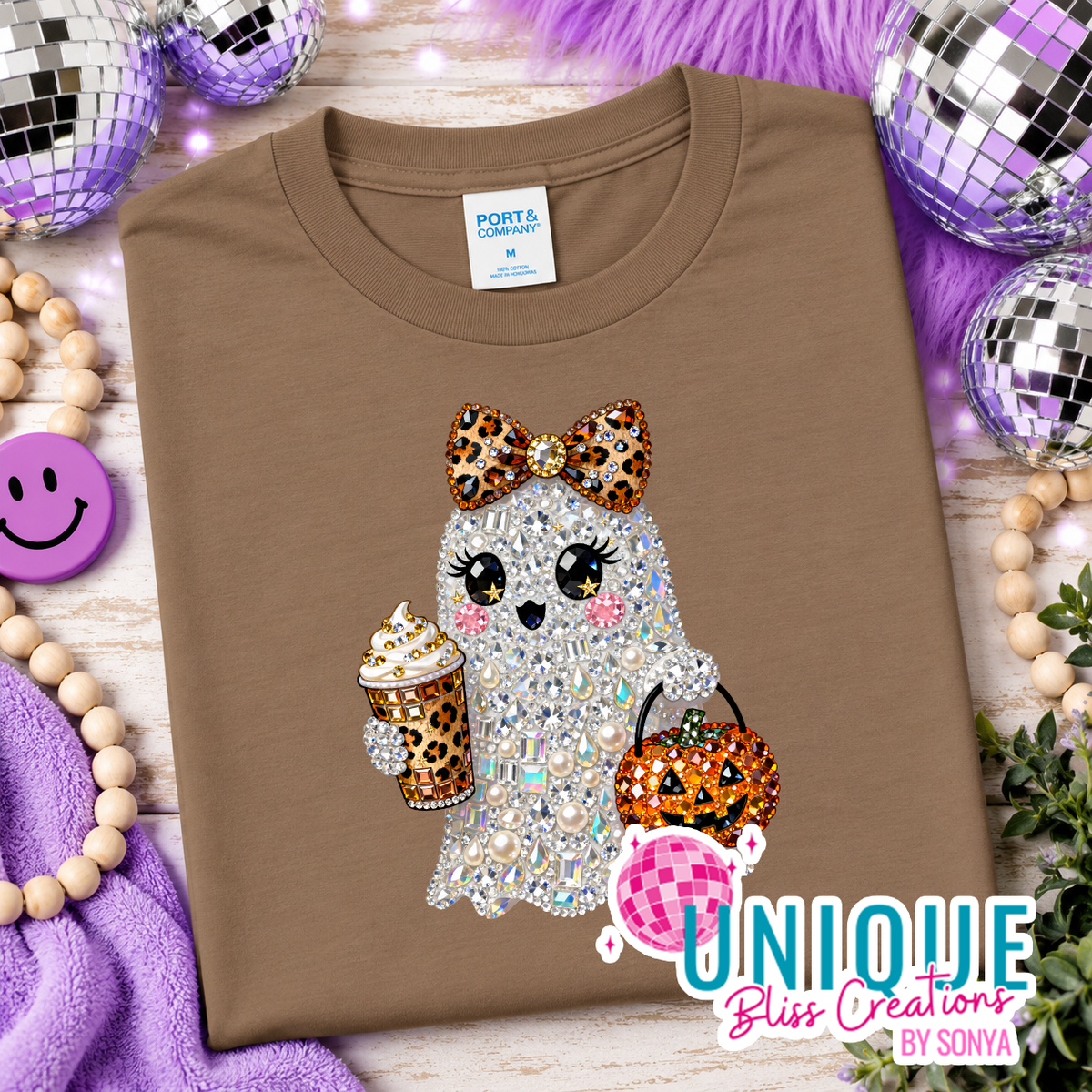 Jeweled Ghost Halloween