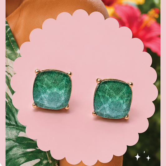 Teal Gradient Square