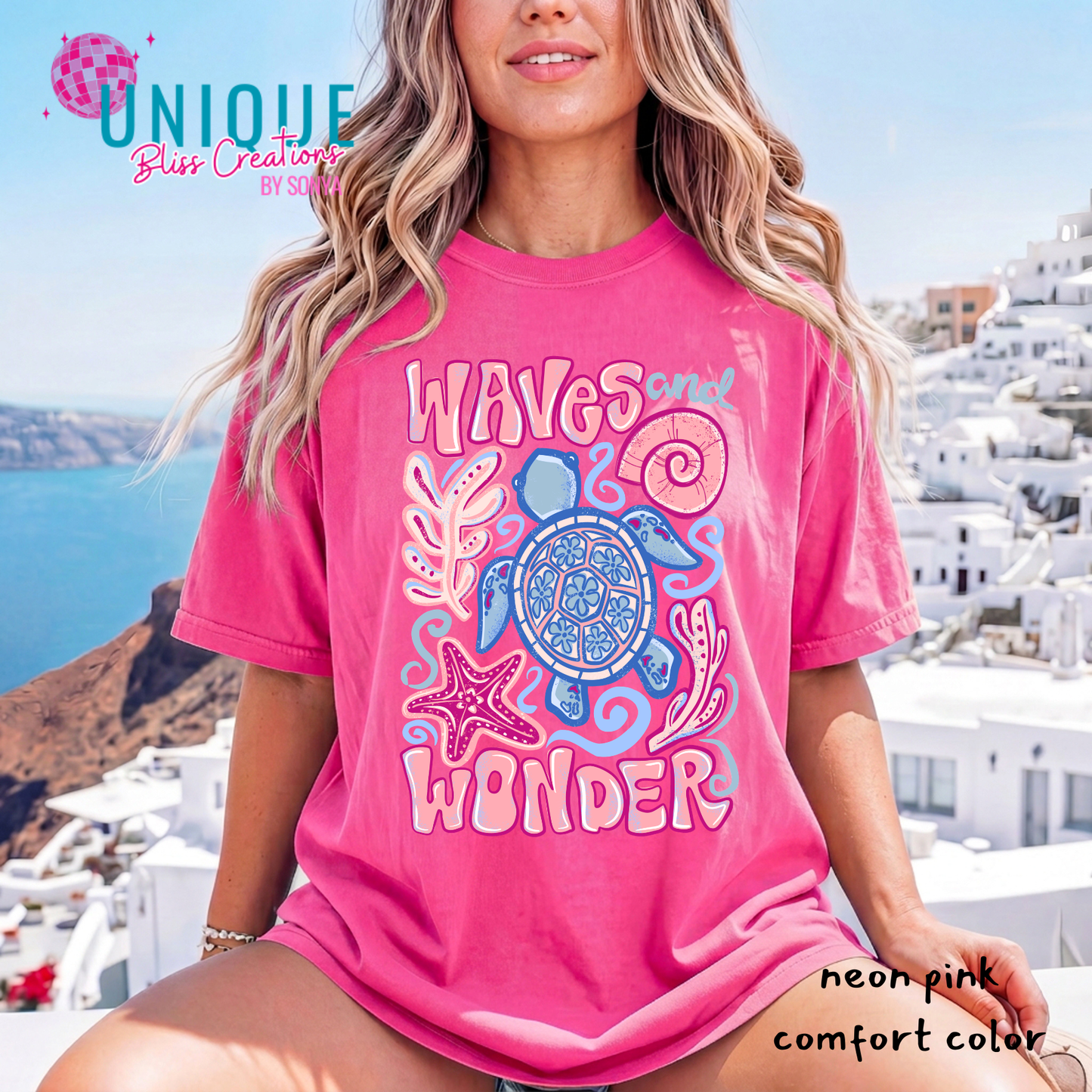 Wave Turtle Wonder - Pink
