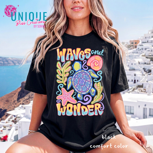 Wave Turtle Wonder - Yellow